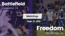Matchup: Battlefield vs. Freedom  2019
