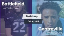 Matchup: Battlefield vs. Centreville  2019