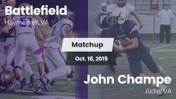 Matchup: Battlefield vs. John Champe   2019