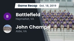 Recap: Battlefield  vs. John Champe   2019