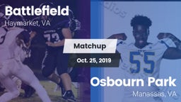 Matchup: Battlefield vs. Osbourn Park  2019