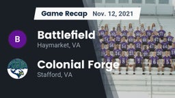 Recap: Battlefield  vs. Colonial Forge  2021