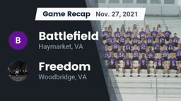 Recap: Battlefield  vs. Freedom  2021