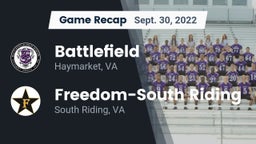 Recap: Battlefield  vs. Freedom-South Riding  2022