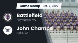 Recap: Battlefield  vs. John Champe   2022