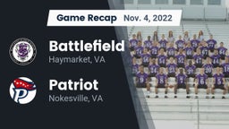 Recap: Battlefield  vs. Patriot   2022