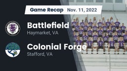 Recap: Battlefield  vs. Colonial Forge  2022
