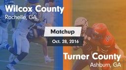Matchup: Wilcox County vs. Turner County  2016