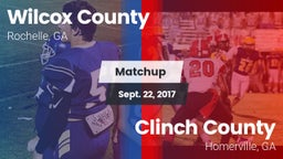 Matchup: Wilcox County vs. Clinch County  2017