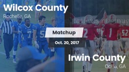 Matchup: Wilcox County vs. Irwin County  2017