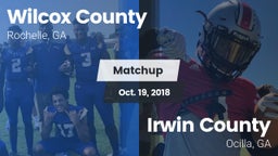 Matchup: Wilcox County vs. Irwin County  2018
