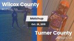 Matchup: Wilcox County vs. Turner County  2018