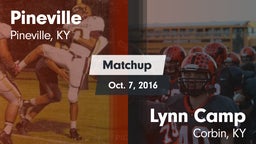 Matchup: Pineville vs. Lynn Camp  2016