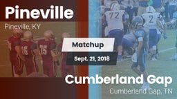 Matchup: Pineville vs. Cumberland Gap  2018