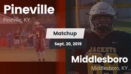 Matchup: Pineville vs. Middlesboro  2019