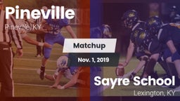 Matchup: Pineville vs. Sayre School 2019