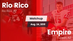 Matchup: Rio Rico vs. Empire  2018