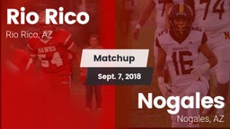 Matchup: Rio Rico vs. Nogales  2018