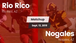 Matchup: Rio Rico vs. Nogales  2019