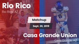 Matchup: Rio Rico vs. Casa Grande Union  2019