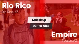 Matchup: Rio Rico vs. Empire  2020