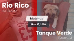 Matchup: Rio Rico vs. Tanque Verde  2020