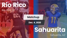 Matchup: Rio Rico vs. Sahuarita  2020