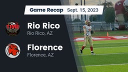 Recap: Rio Rico  vs. Florence  2023