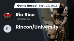 Recap: Rio Rico  vs. Rincon/University  2023