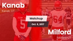 Matchup: Kanab vs. Milford  2017