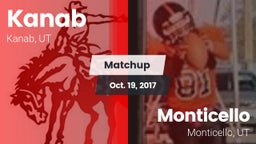 Matchup: Kanab vs. Monticello  2017