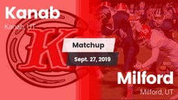 Matchup: Kanab vs. Milford  2019