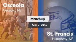 Matchup: Osceola vs. St. Francis  2016