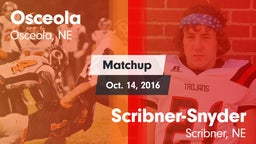 Matchup: Osceola vs. Scribner-Snyder  2016