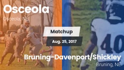 Matchup: Osceola vs. Bruning-Davenport/Shickley  2017