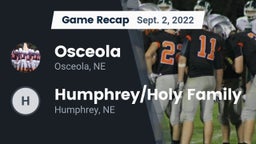 Recap: Osceola  vs. Humphrey/Holy Family  2022