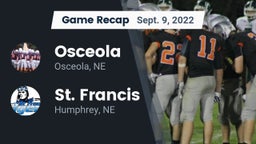 Recap: Osceola  vs. St. Francis  2022