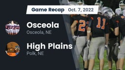 Recap: Osceola  vs. High Plains  2022