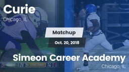 Matchup: Curie vs. Simeon Career Academy  2018