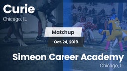 Matchup: Curie vs. Simeon Career Academy  2019