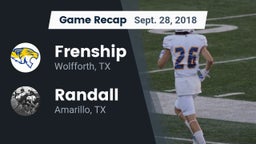 Recap: Frenship  vs. Randall  2018