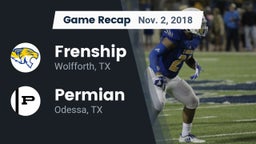 Recap: Frenship  vs. Permian  2018