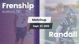 Matchup: Frenship vs. Randall  2019