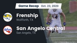 Recap: Frenship  vs. San Angelo Central  2020