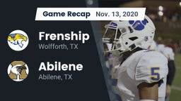 Recap: Frenship  vs. Abilene  2020