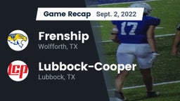 Recap: Frenship  vs. Lubbock-Cooper  2022