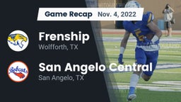 Recap: Frenship  vs. San Angelo Central  2022