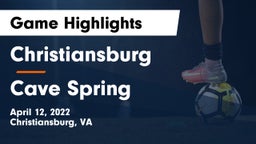 Christiansburg  vs Cave Spring  Game Highlights - April 12, 2022