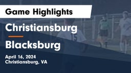 Christiansburg  vs Blacksburg Game Highlights - April 16, 2024