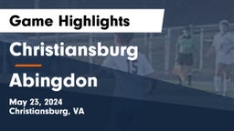 Christiansburg  vs Abingdon  Game Highlights - May 23, 2024